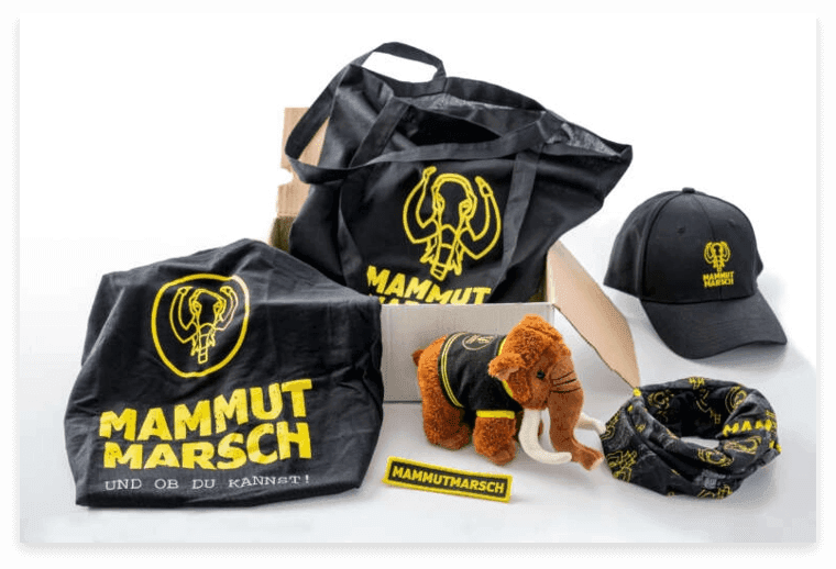 stor Mammutmarch fan-boks med næsten alle Mammutmarch-godbidder, vi har