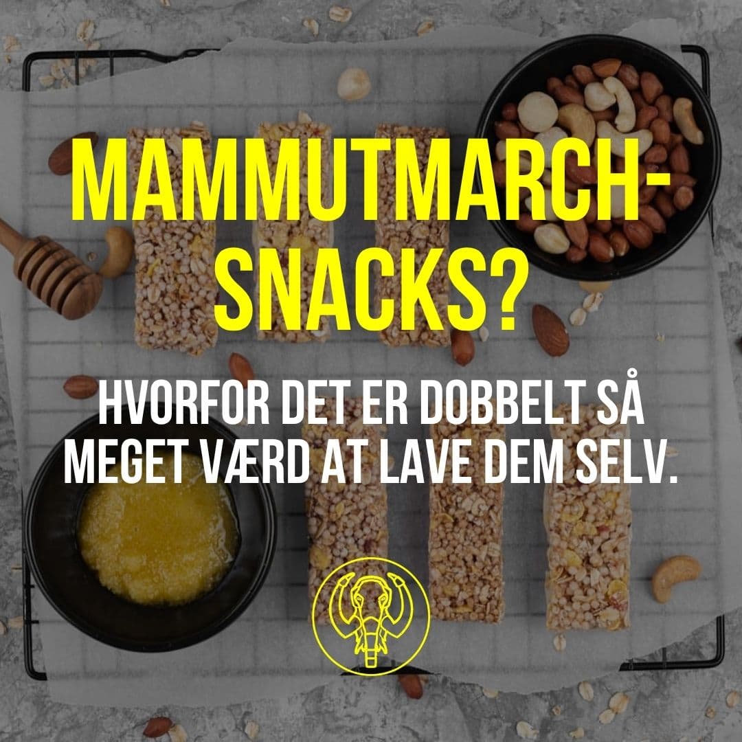 Mammutmarch-snacks? Det kan betale sig at lave dem selv